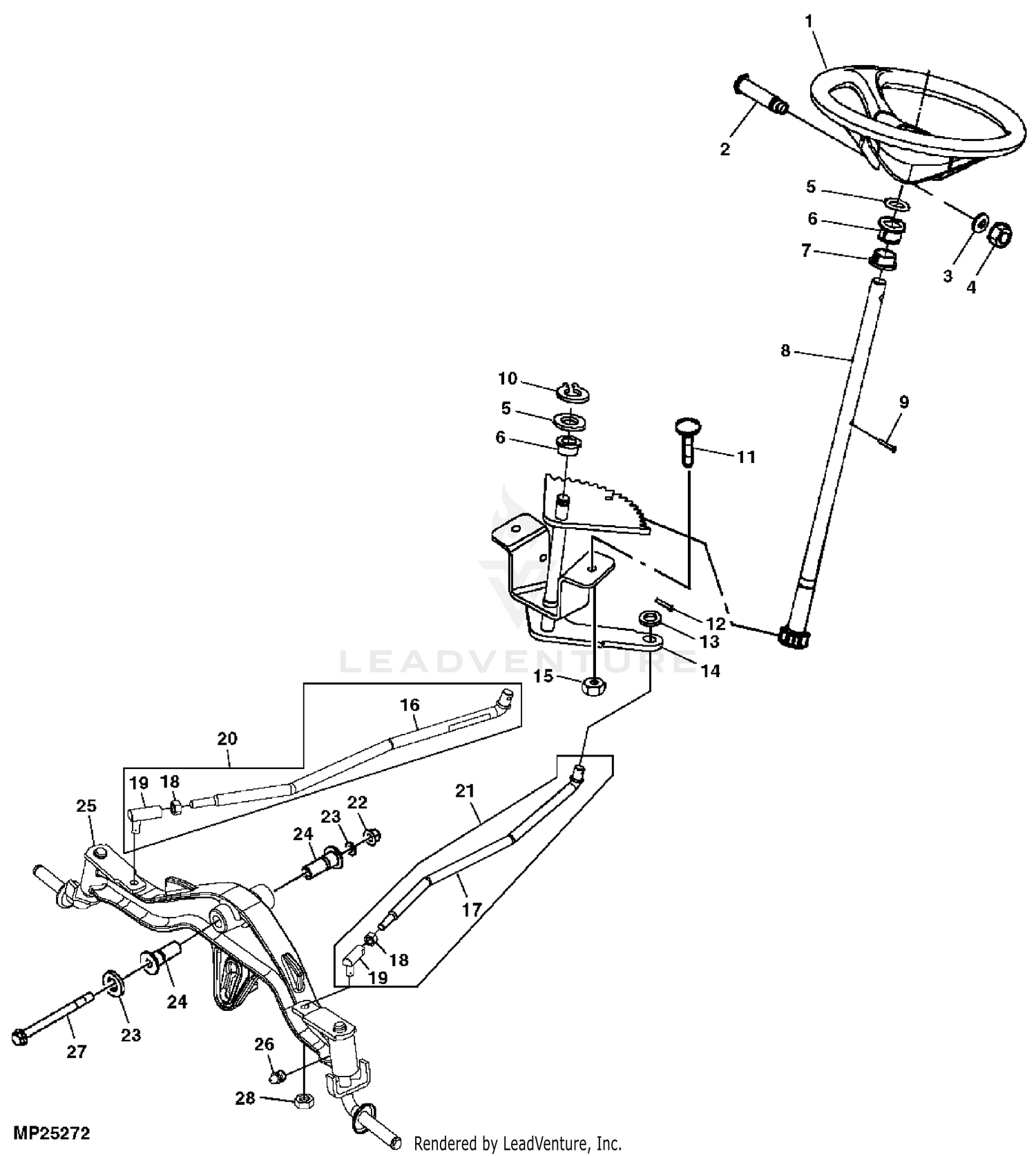 John deere best sale lt150 parts list