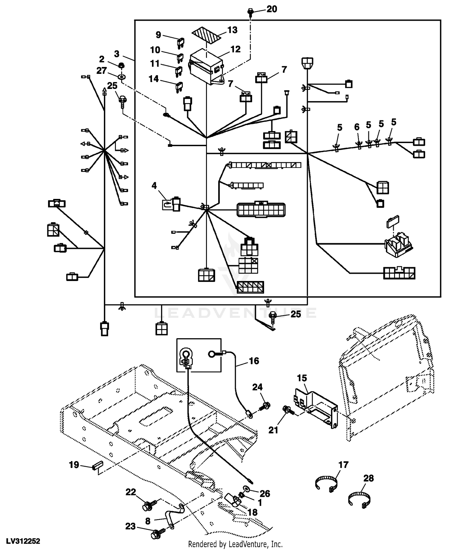 John Deere 2025r Parts Diagram