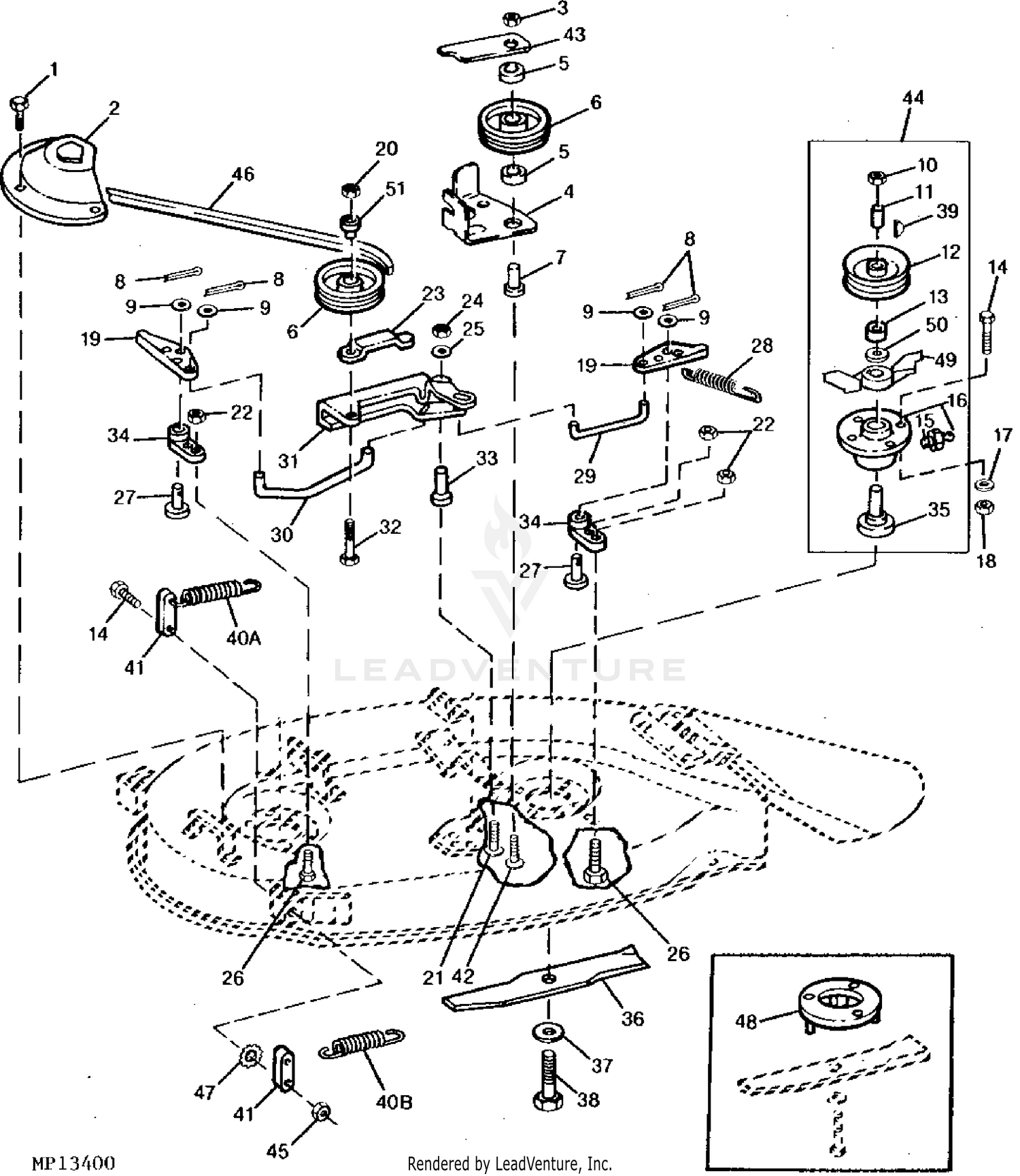 Srx75 john deere discount parts