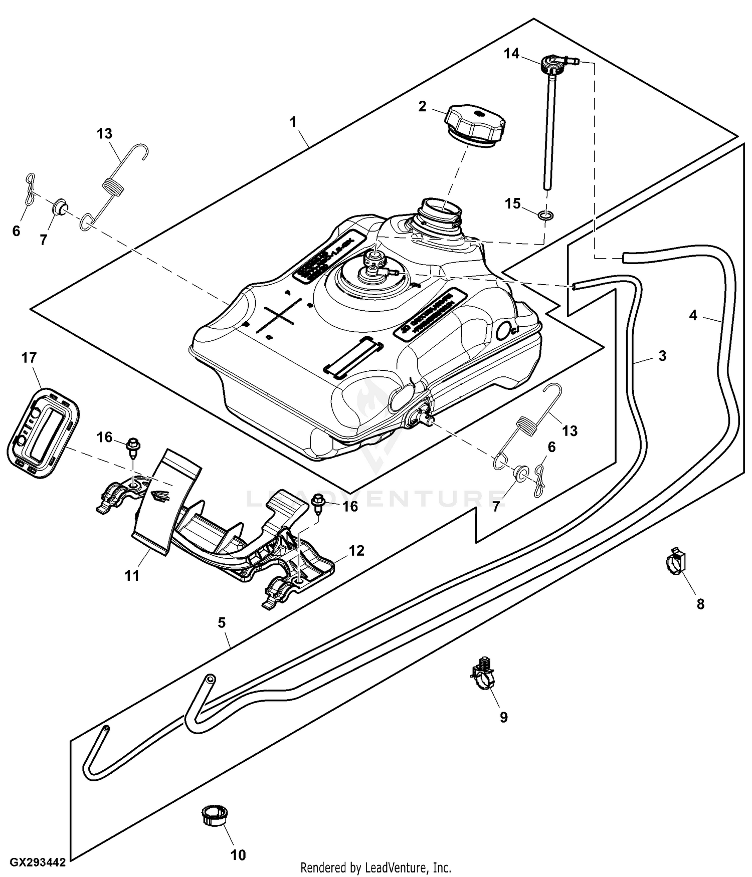 john deere d110 parts diagram