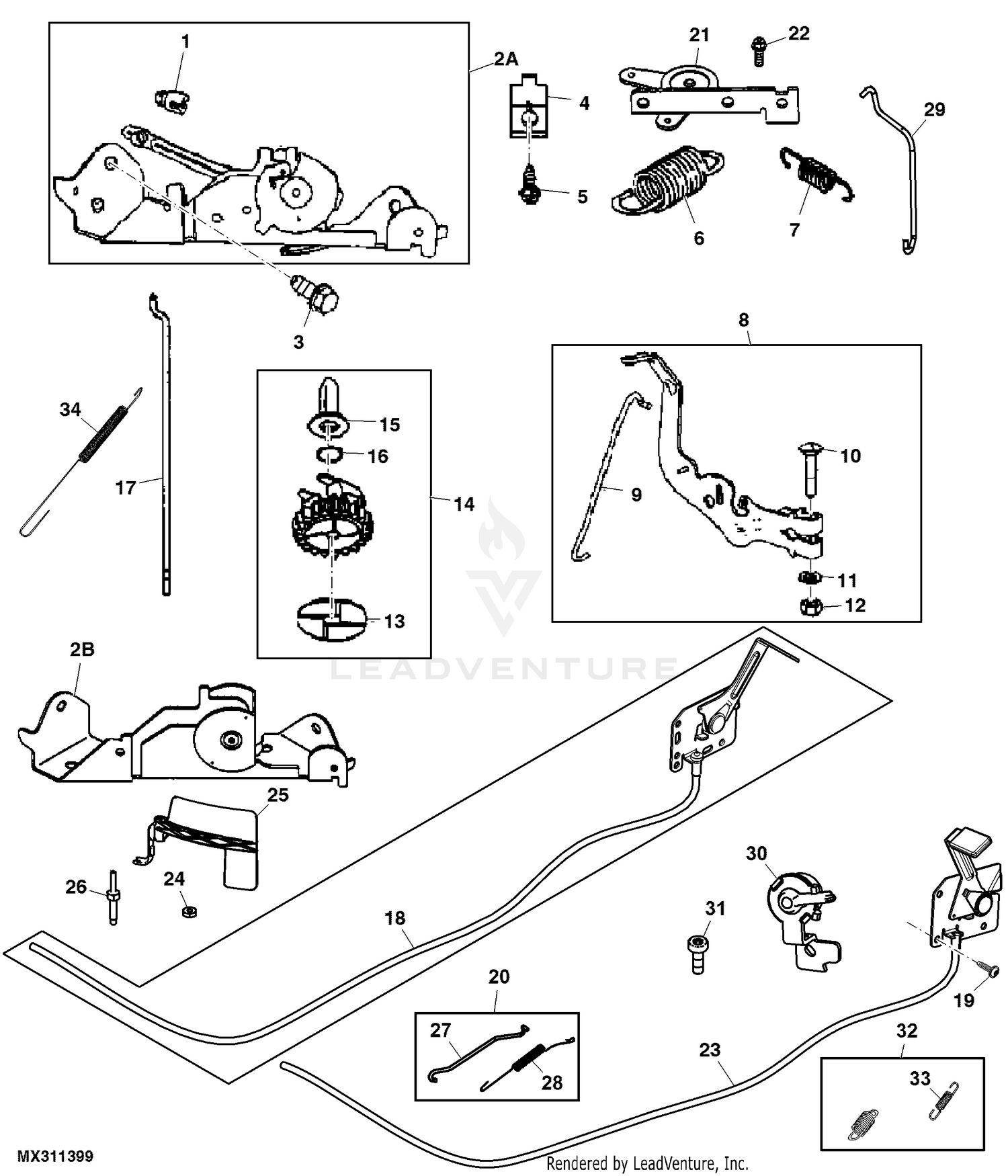 M169402 JOHN DEERE Z235 GUARD PART Yard, Garden & Outdoor Living