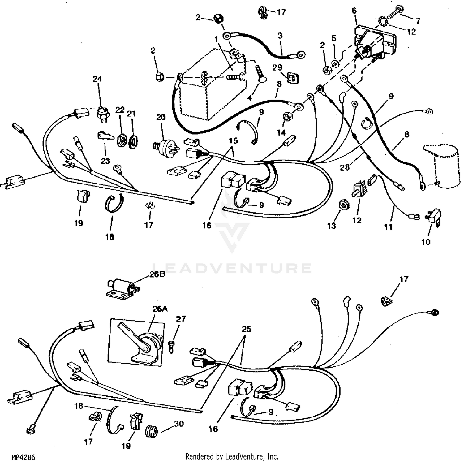 Wiring diagrams for Deere Tractor product identification number is  L06200H150106