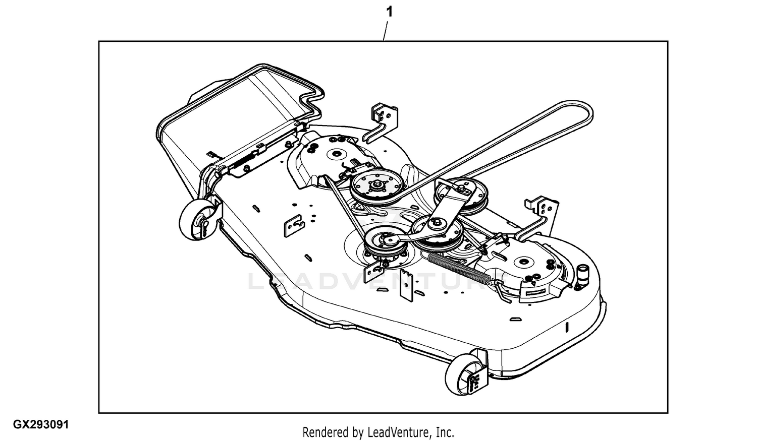 John deere z335e belt diagram