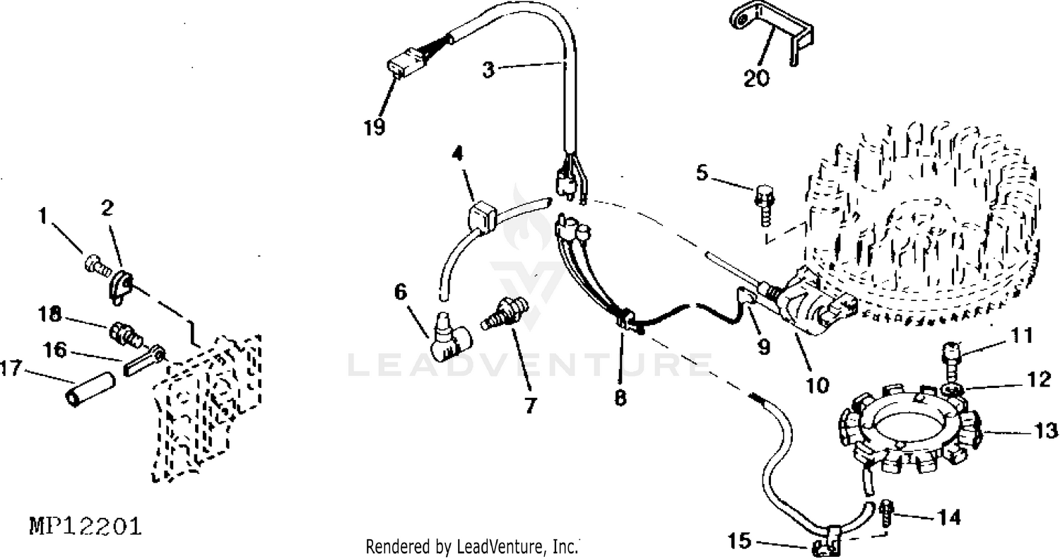 John deere hydro online 175 deck belt diagram