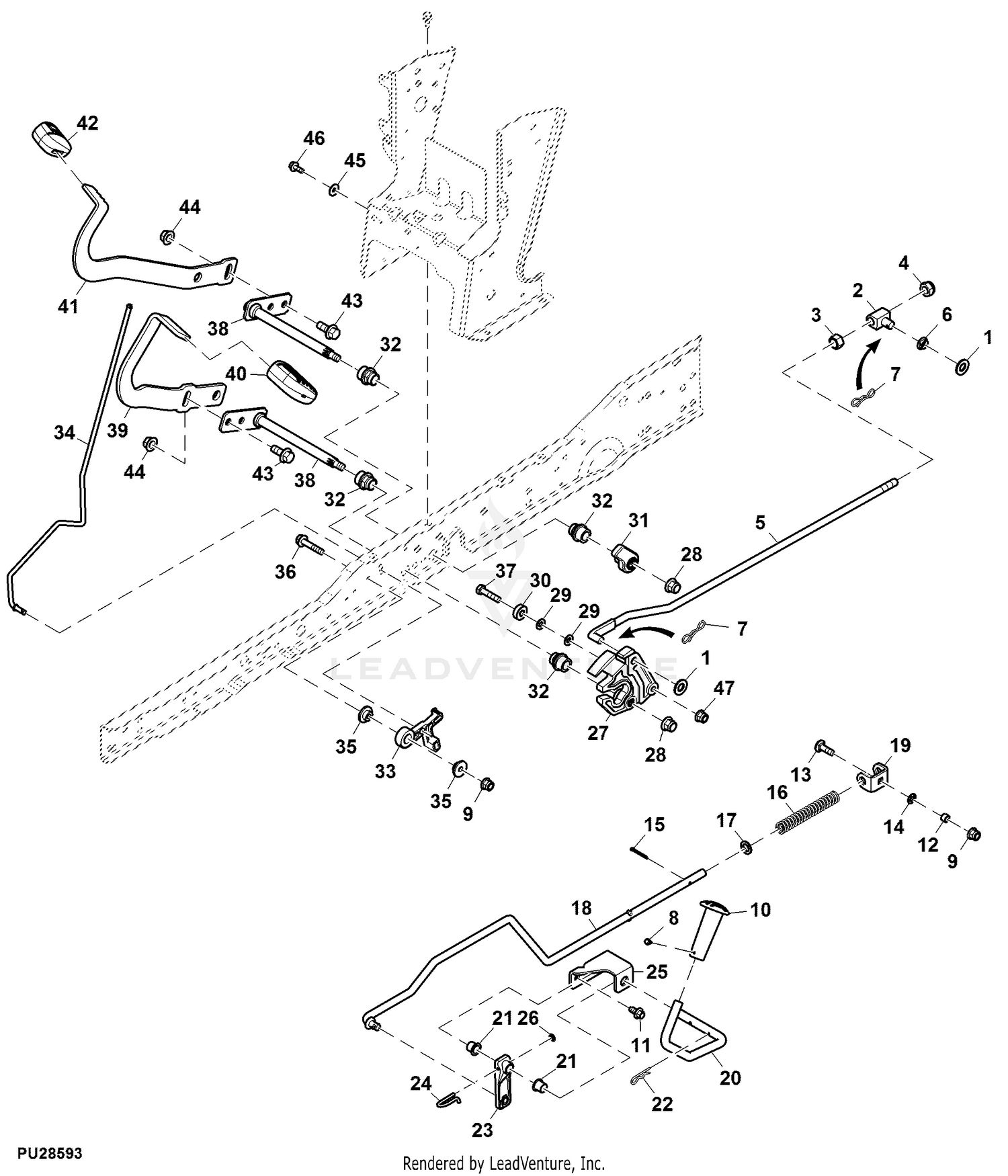 John Deere X580 54 Inch Mower Deck Belt Diagram Edusvetgobgt 9615