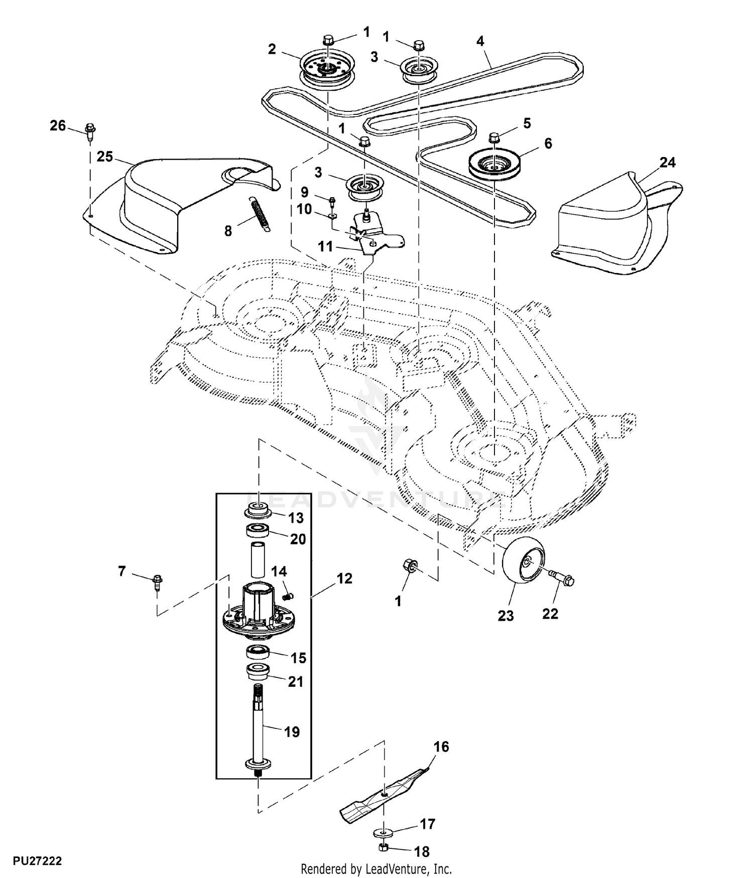 John deere 155c parts sale