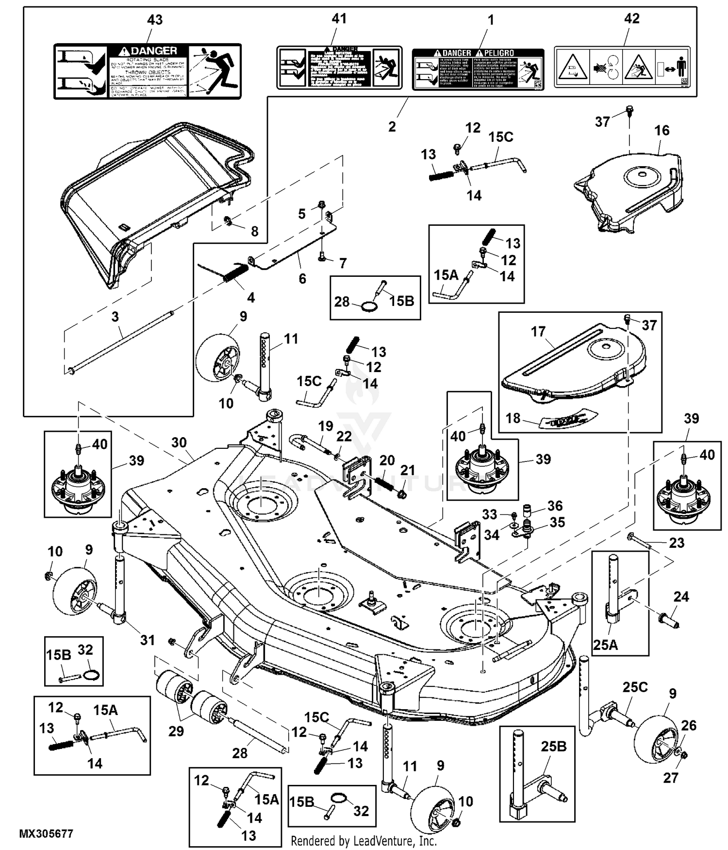 John deere 48 deck parts new arrivals