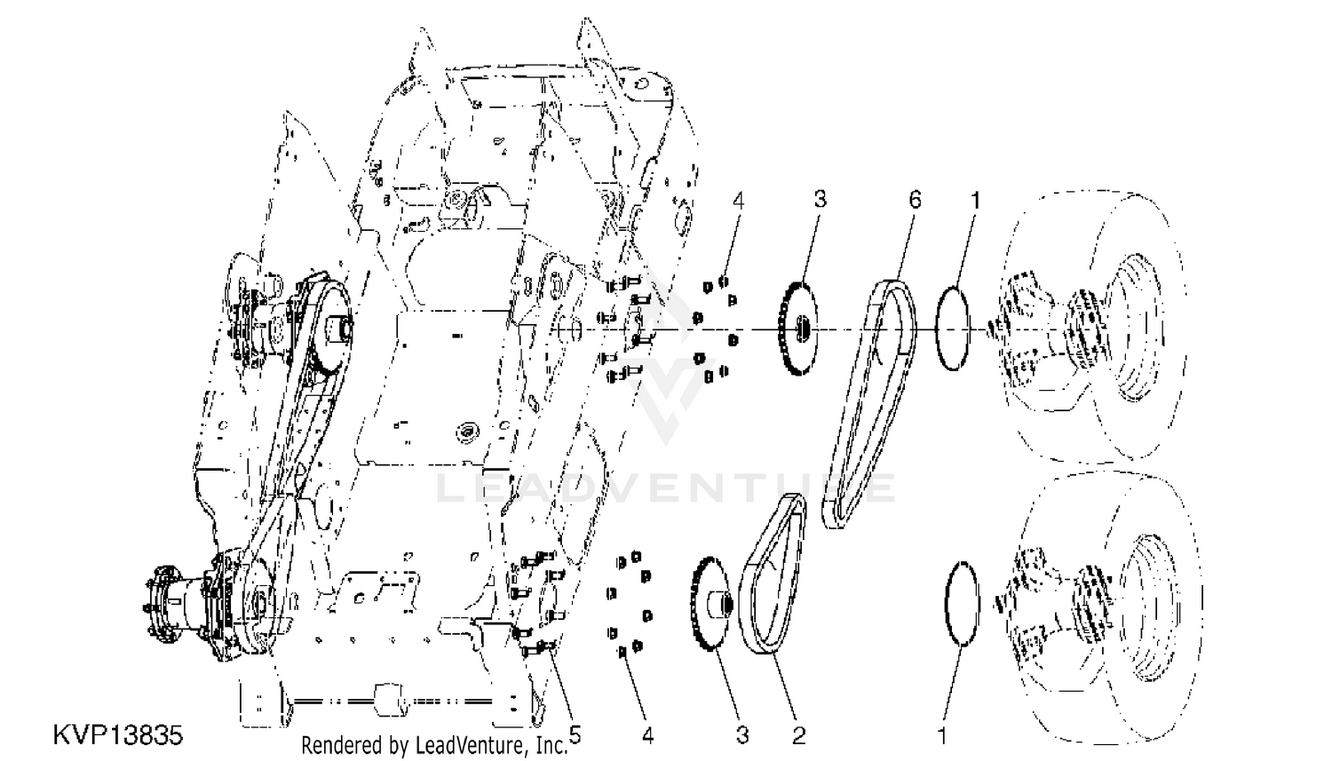 John deere 240 online drive belt