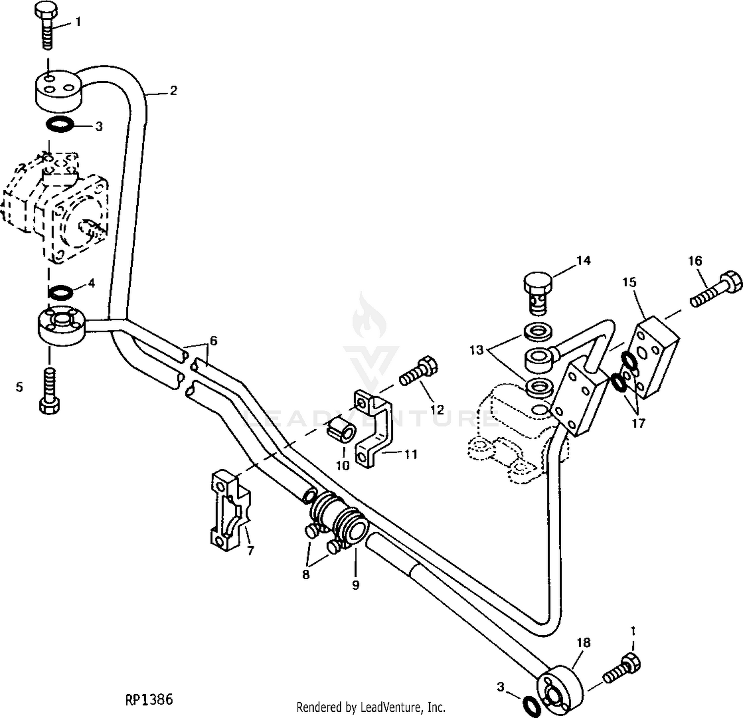 Back By Popular Demand! John Deere 140 Rear Hydraulic Kit-1, 54% OFF