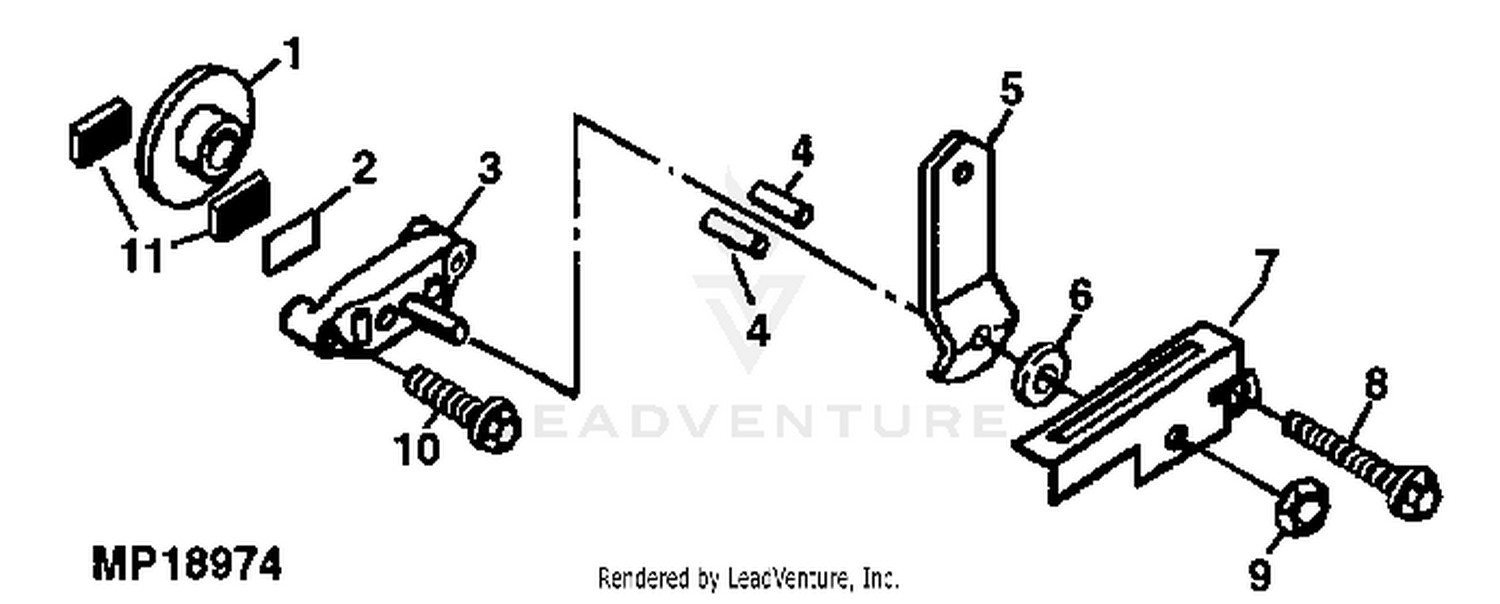 John Deere STEERING AND BRAKES BRAKE (GEAR)