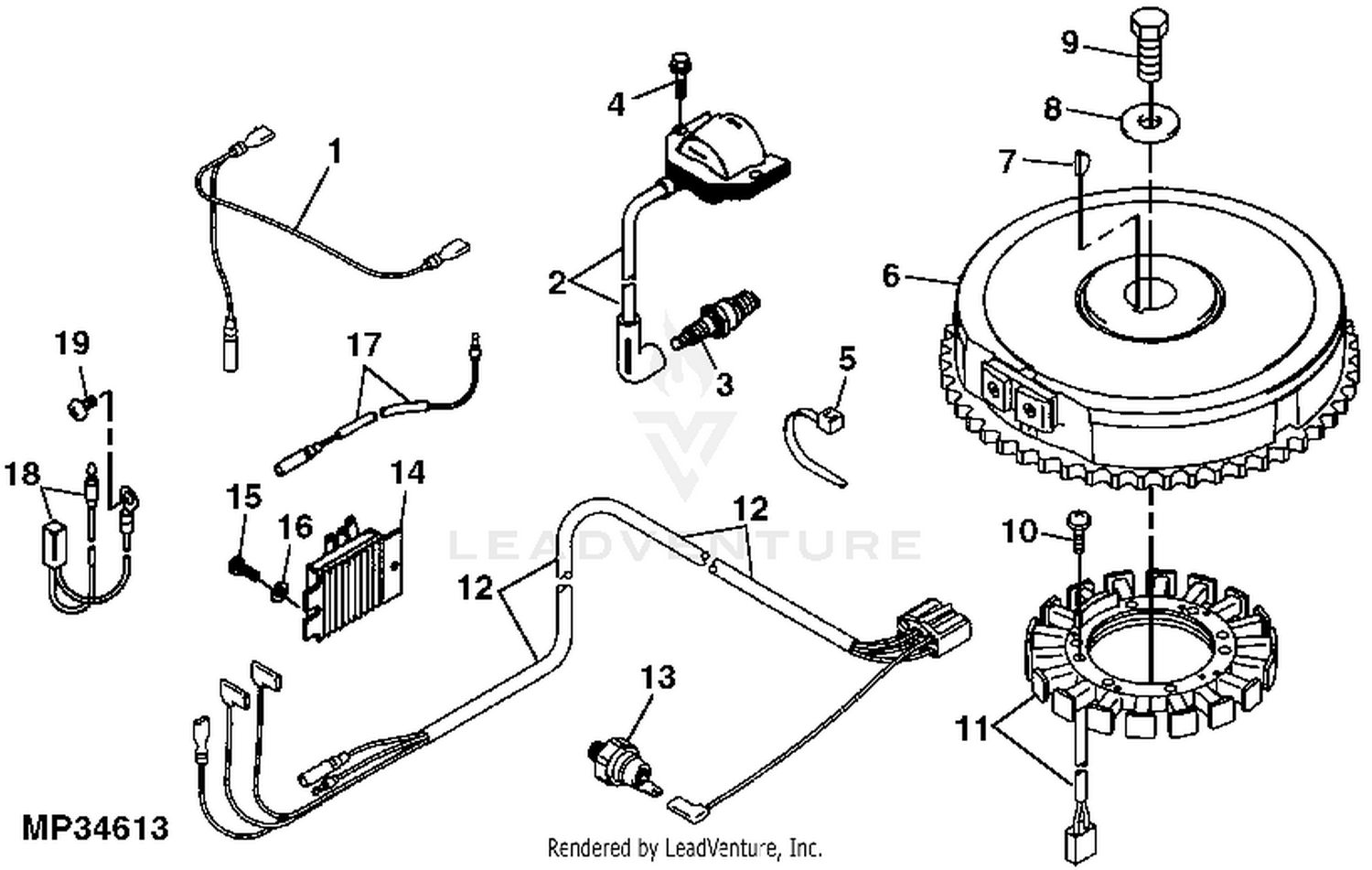 John Deere GX345 Lawn & Garden Tractor Power Flow Blower Assembly (48C  Mower) (W/Quick-Tatch) -PC9078 Jacksheave & Belt 54C High-Performance Power  Flow: MATERIAL COLLECTION SYSTEM