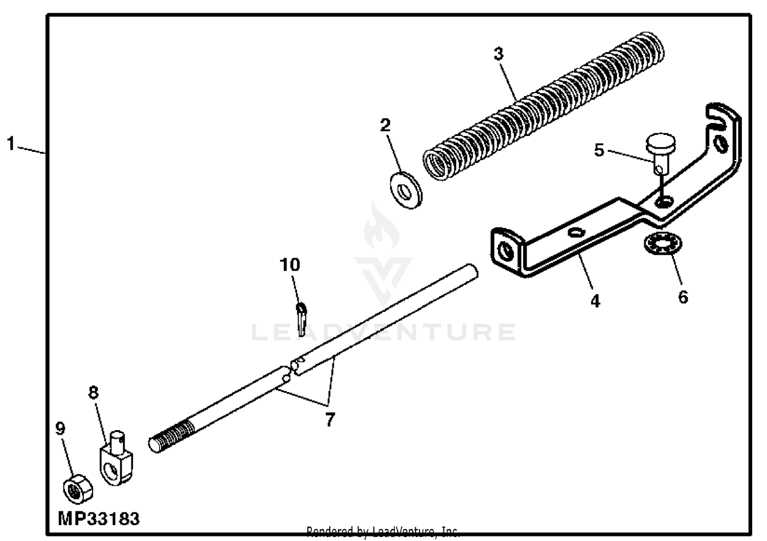 John deere lt180 48 inch mower deck belt hot sale