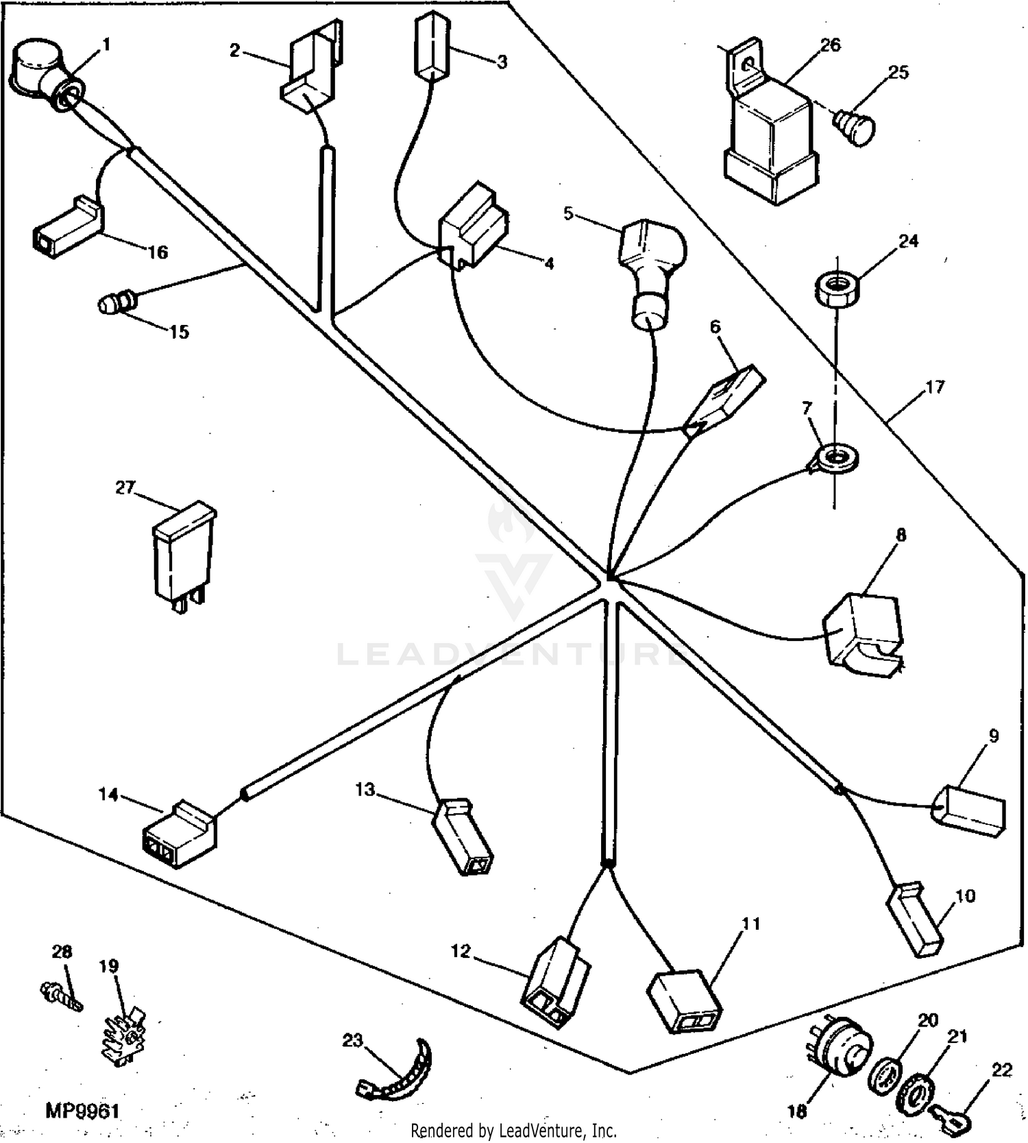 John Deere Gx95 Wiring Diagram