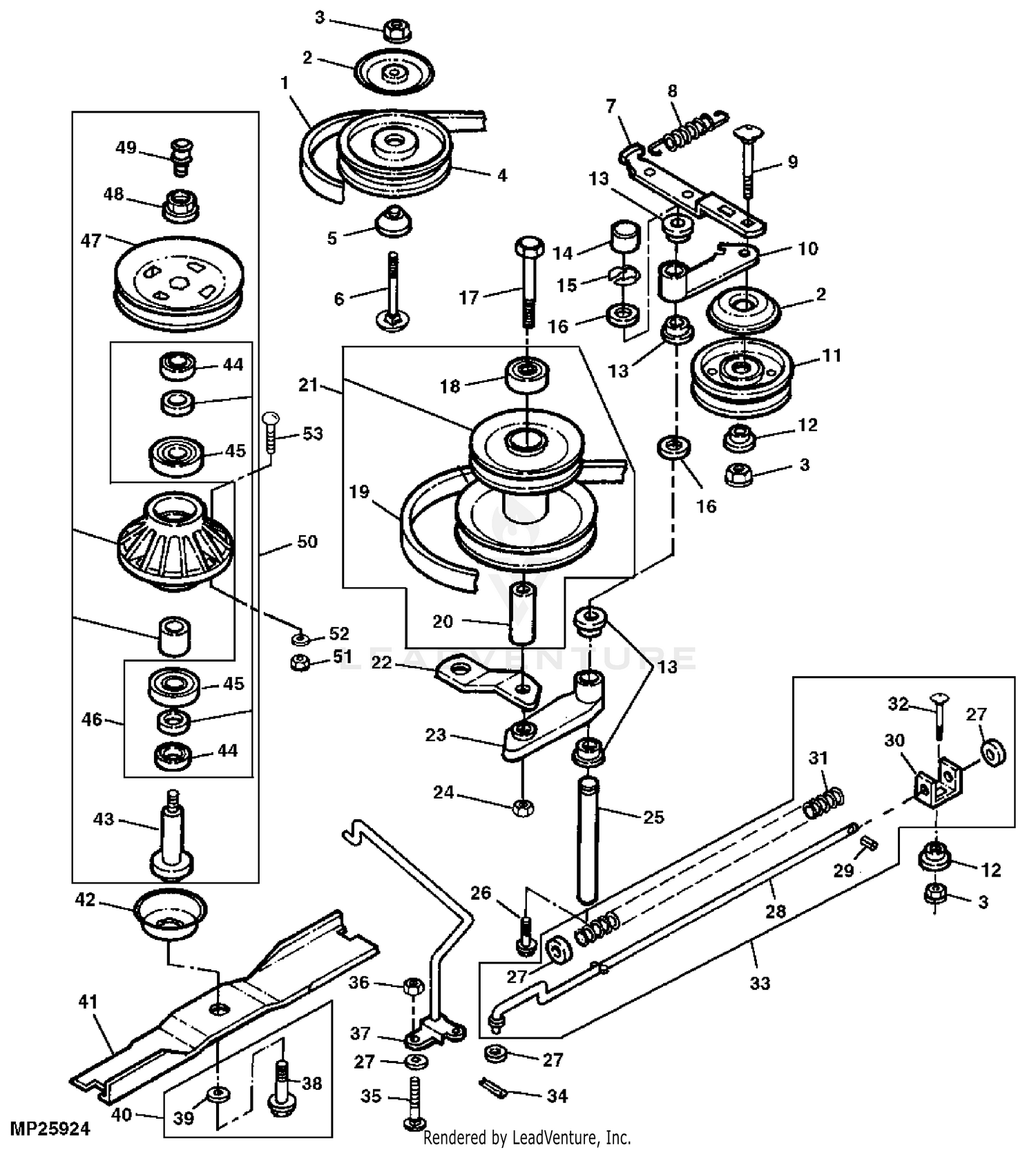 38 john deere sabre 42 deck belt diagram Wiring Diagram Images