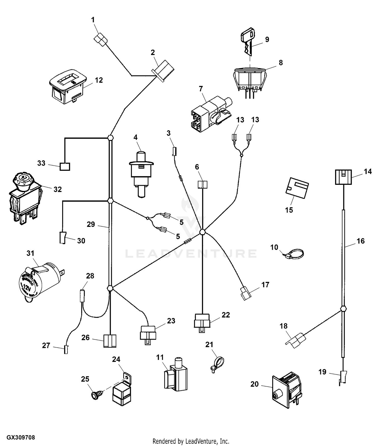 John Deere L120 Wiring Diagram