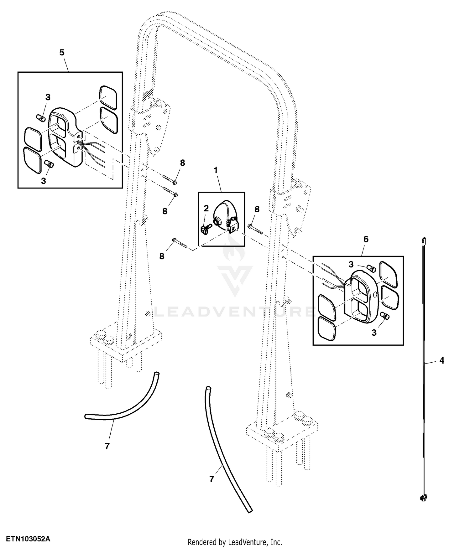 John Deere ELECTRICAL SYSTEM Relays And Fuses (5045E,5055E,5065E)