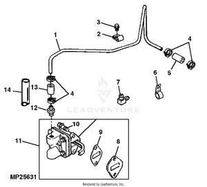 John Deere L17.542 Scotts Lawn Tractor -PC9101 2002 Model 