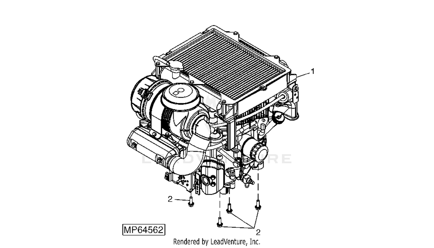 John Deere Z840A Professional ZTrak Kawasaki Gas Engine W/60 