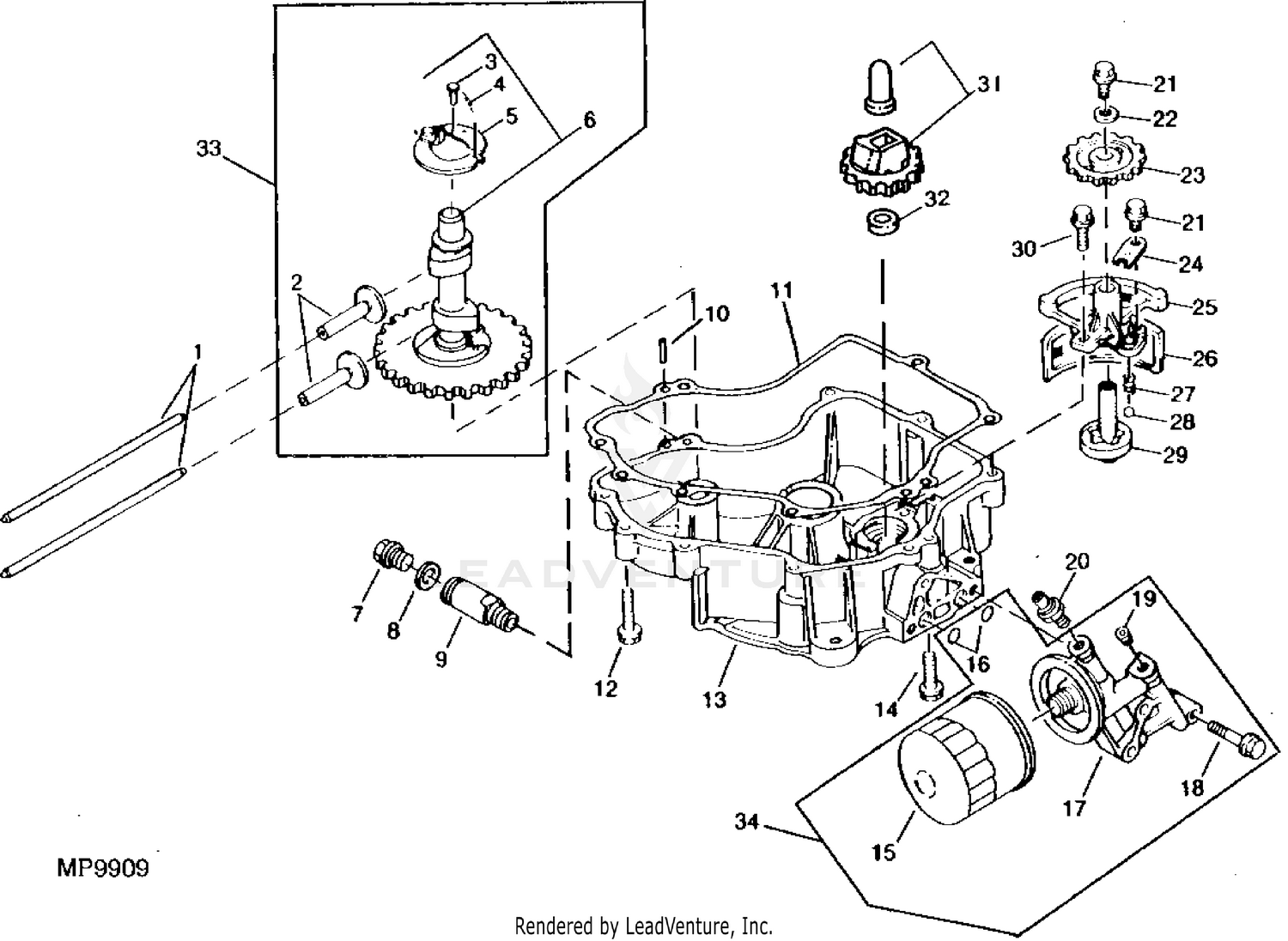 John deere lawn mower engine online oil