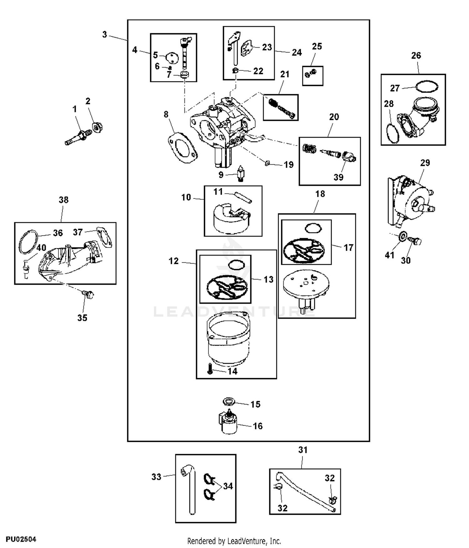 John deere la115 carburetor best sale linkage diagram