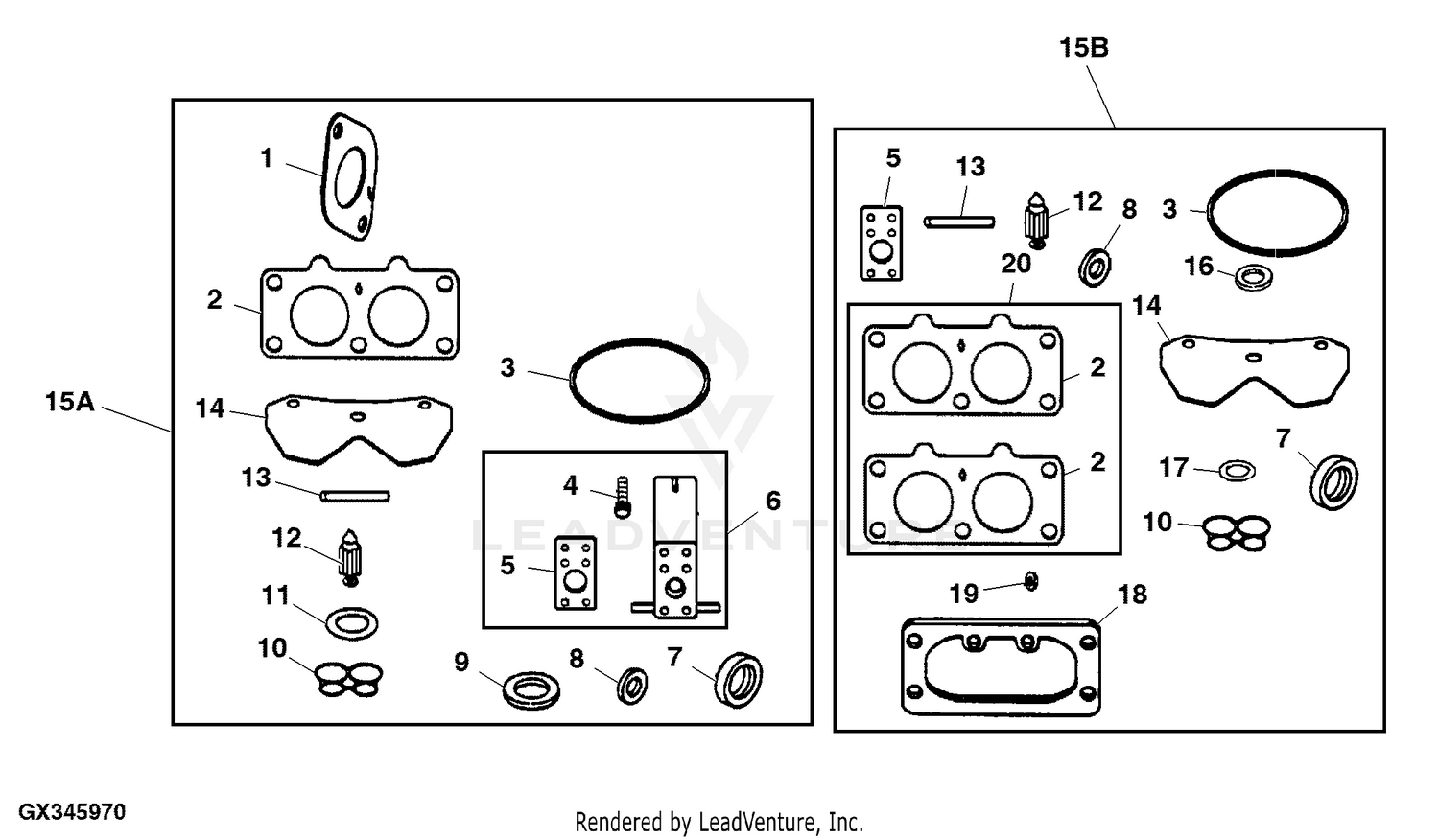 John deere l111 discount carburetor