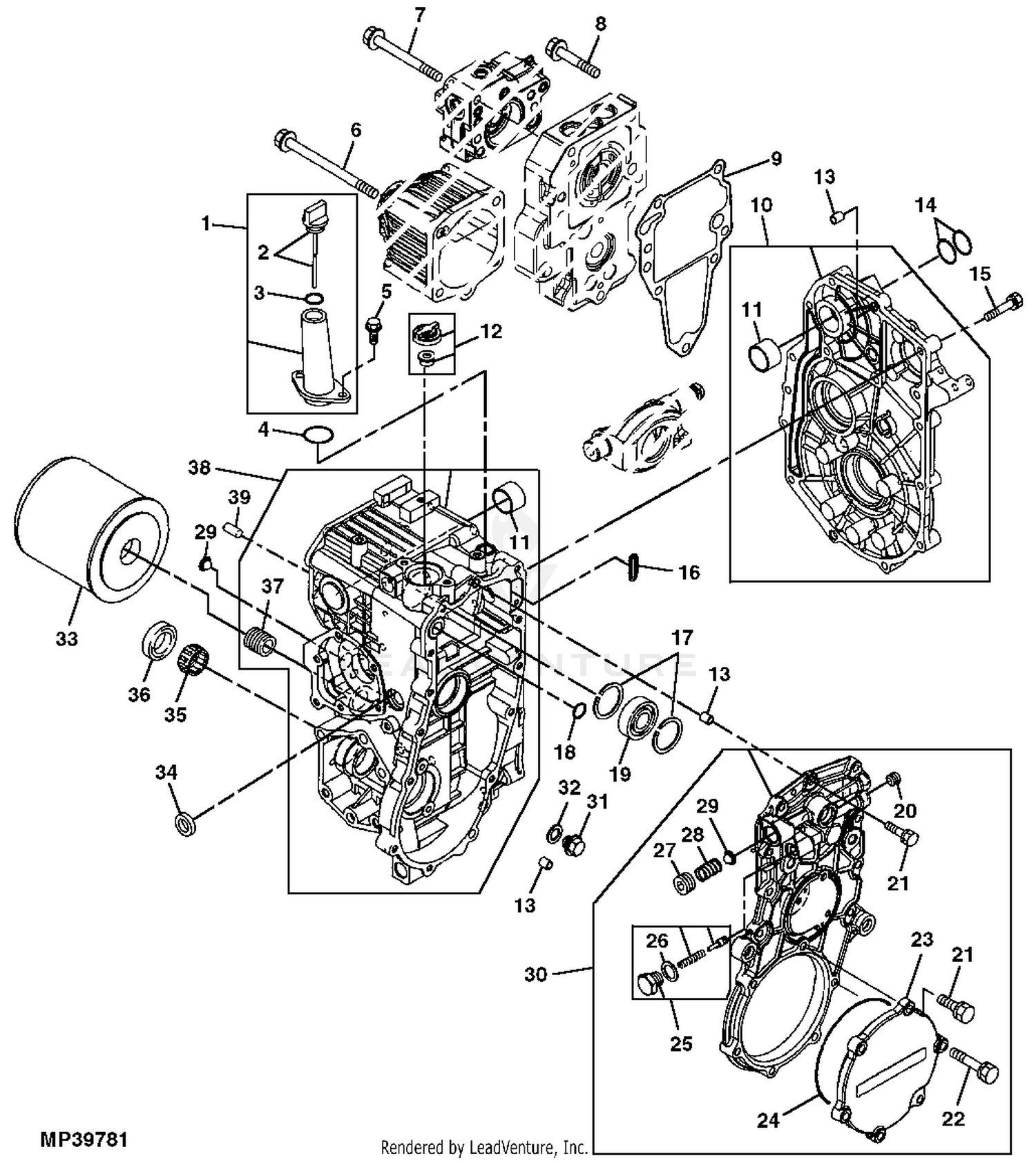 John Deere X749 Ultimate Tractor Select Series -PC9703