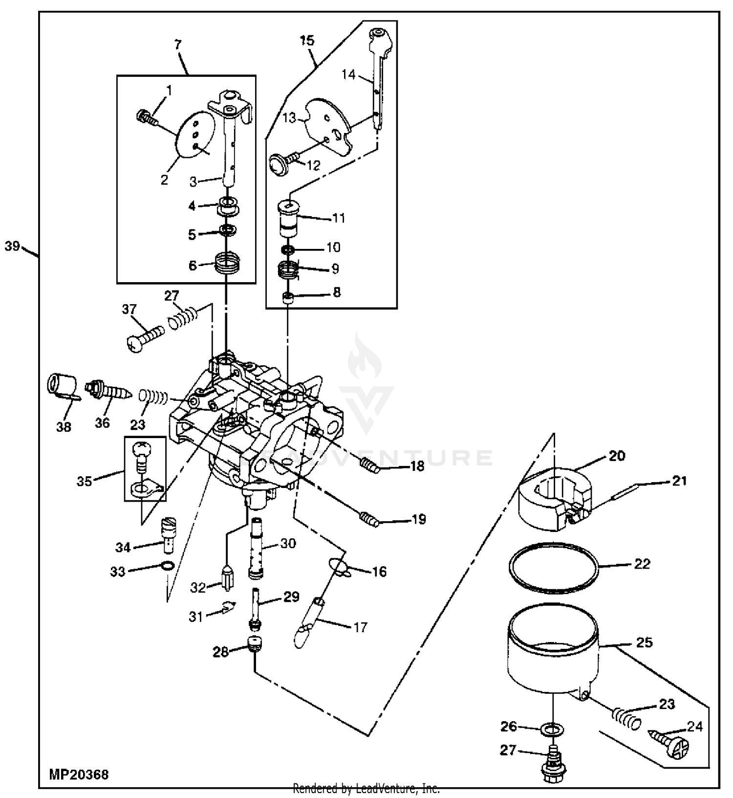 19 hp cheap kawasaki engine carburetor