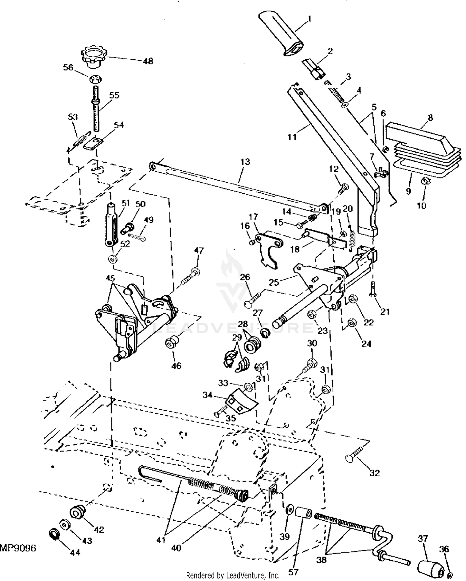 John Deere 240, 245, 260, 265, 285, and 320 Lawn and Garden Tractor - Parts  Catalog