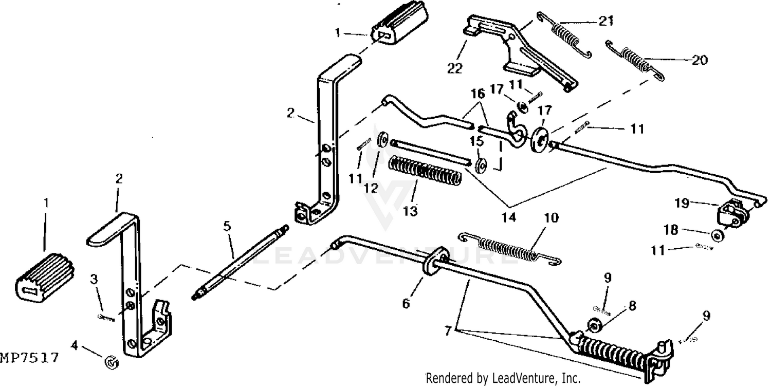 John deere discount rx75 drive belt