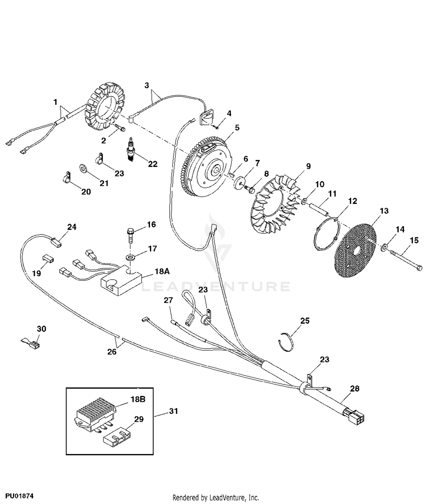 John deere best sale f620 engine