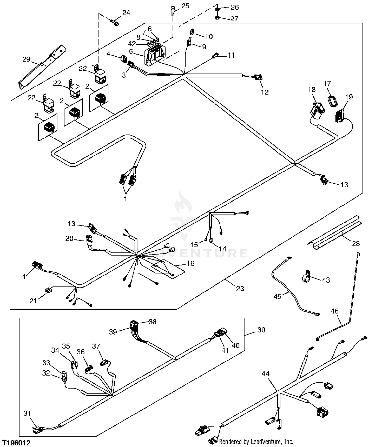 John Deere 260 Lawn Tractor Wiring Diagram - Katy Wiring