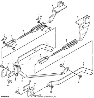 John Deere 60 Inch Mid Mount Rotary Mower 4100 Compact Utility Tractor Pc2667 1998 Model M060cas010001 020000 60 Inch Mid Mount Rotary Mower 4100 Compact Utility Tractor Pc2667 1999 Model M060cas020001 025000 60 Inch Mid