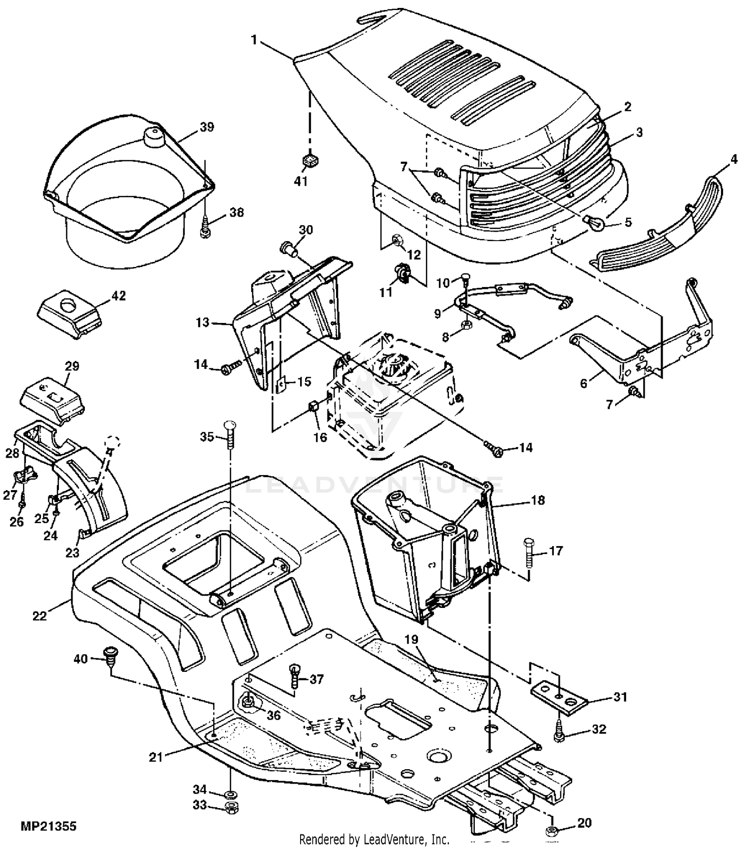 John deere sabre deck parts sale