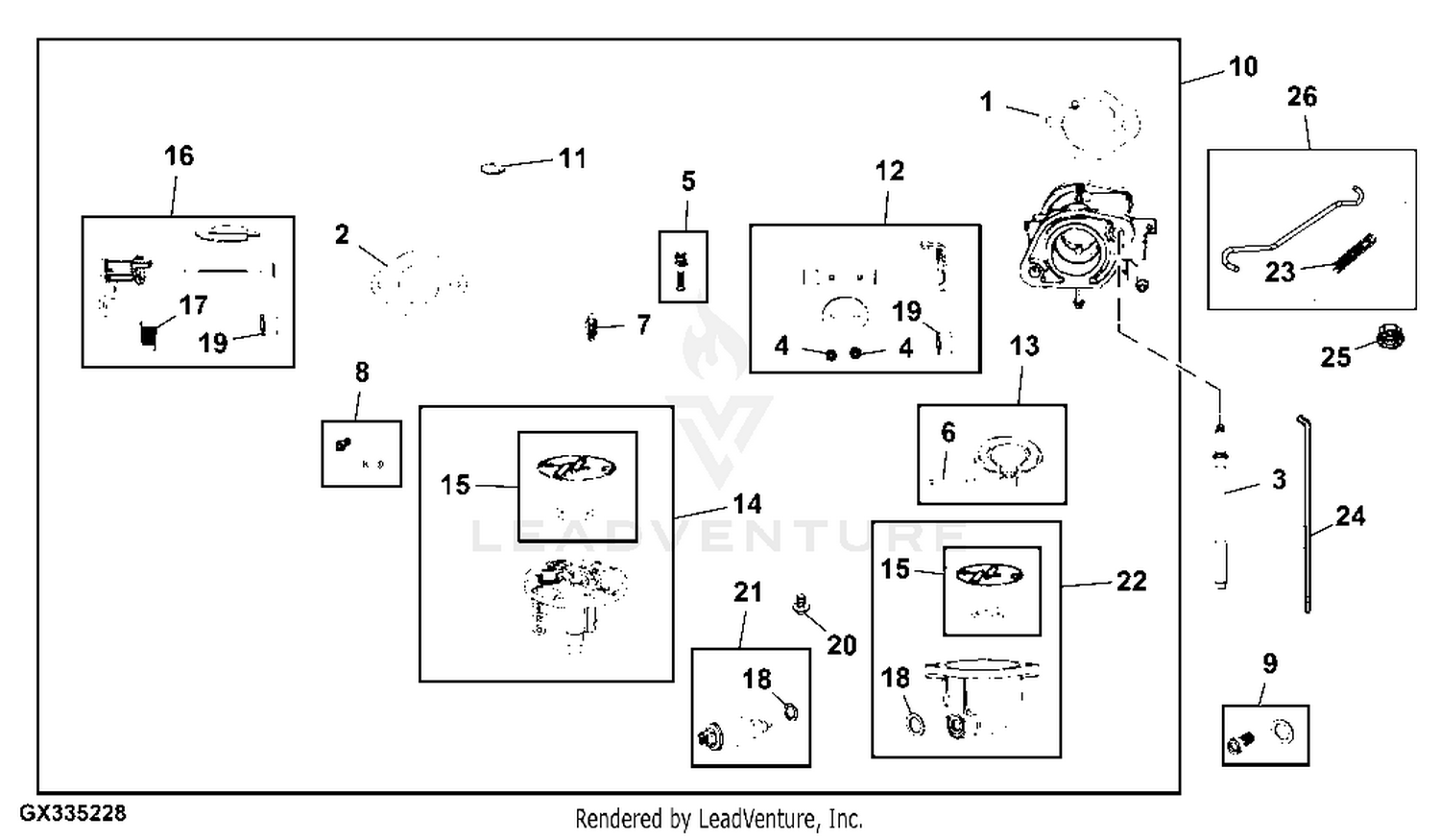 John deere la115 carburetor diagram hot sale