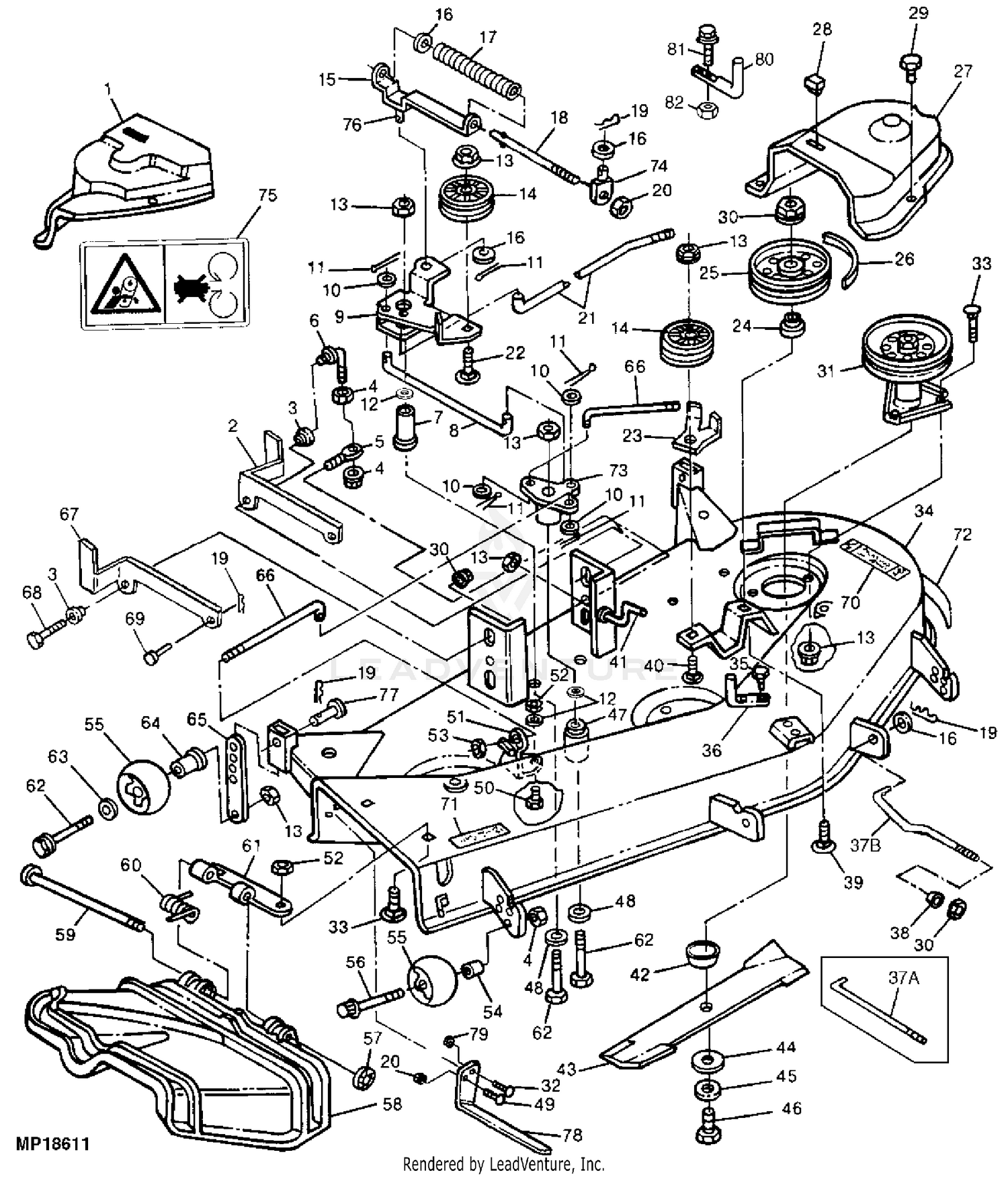 John deere sabre deck parts new arrivals