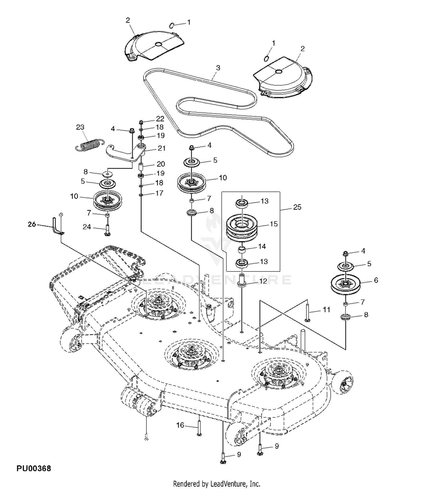 John deere 757 online cylinder head