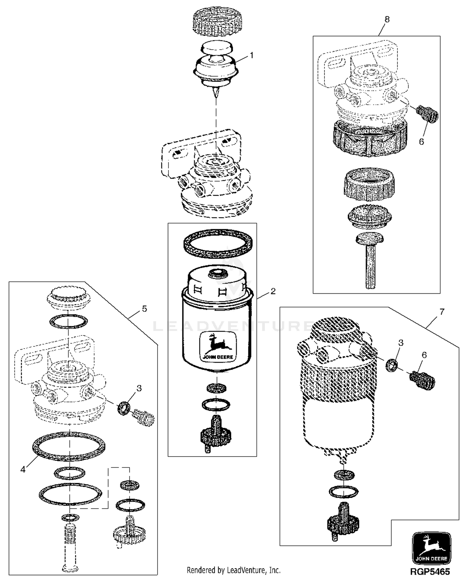 John Deere Fuel And Air 2 FUEL FILTER AND KITS 2