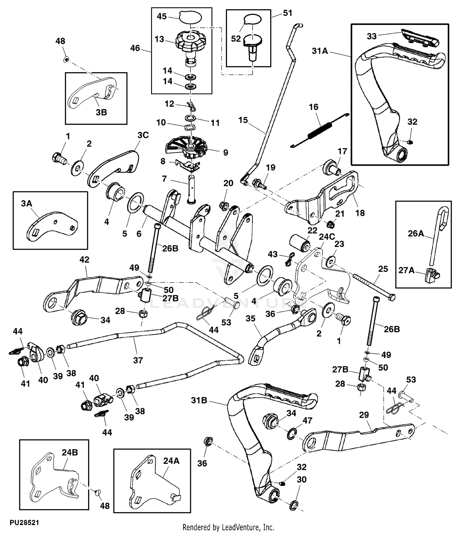 John deere cheap x300 locking differential