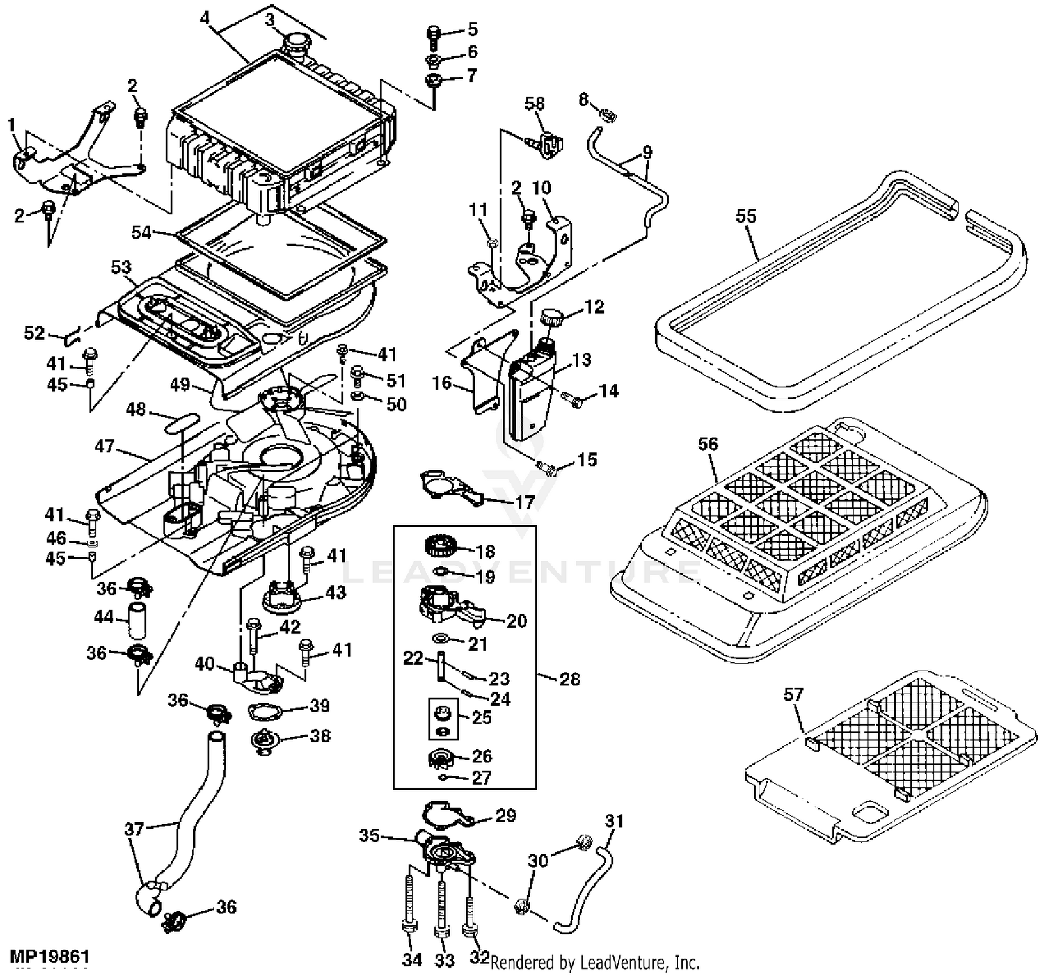 [DIAGRAM] John Deere Lx279 Engine Cooling Diagram