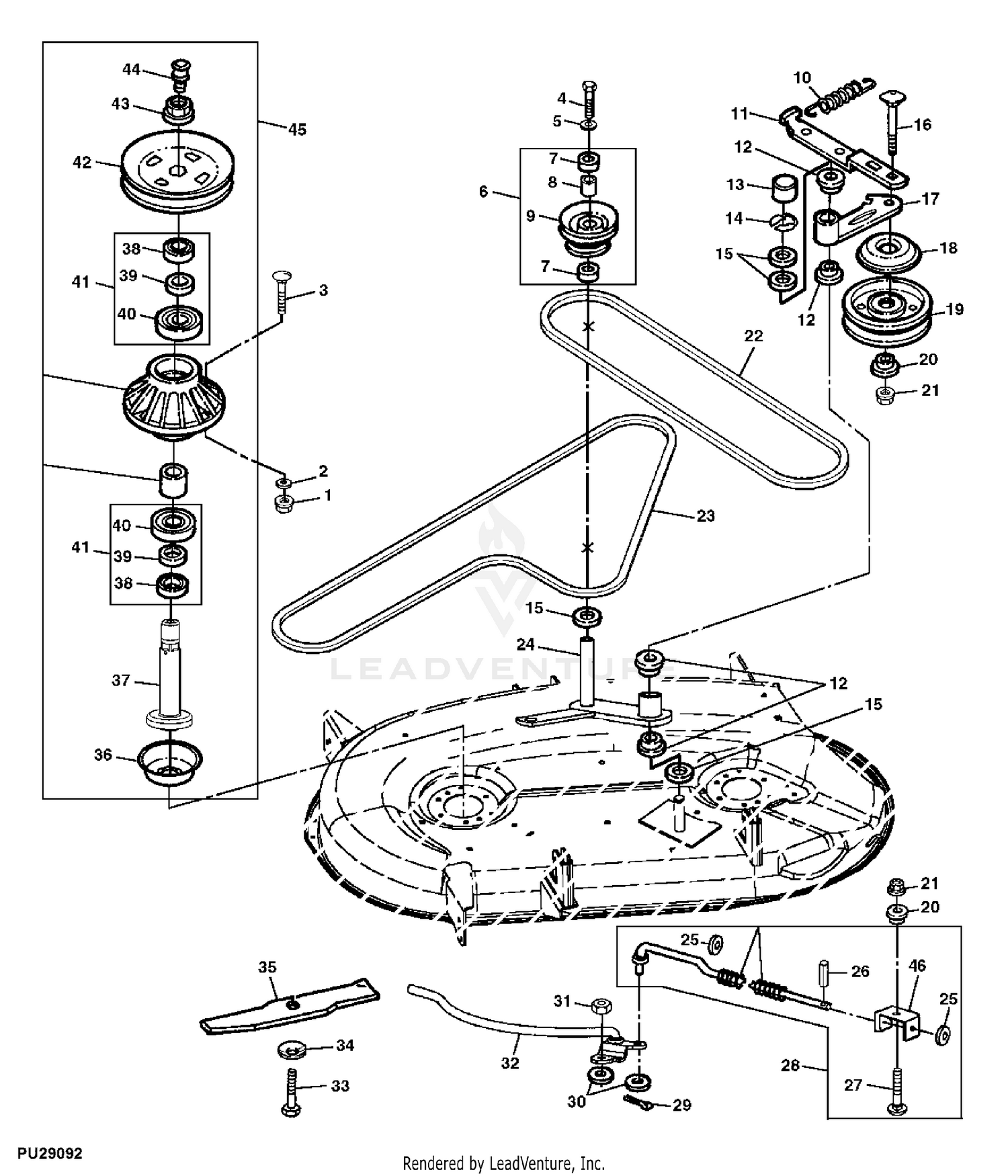 38 john deere 48c mower deck belt diagram - Wiring Diagrams Manual John Deere Lx280 Drive Belt Diagram