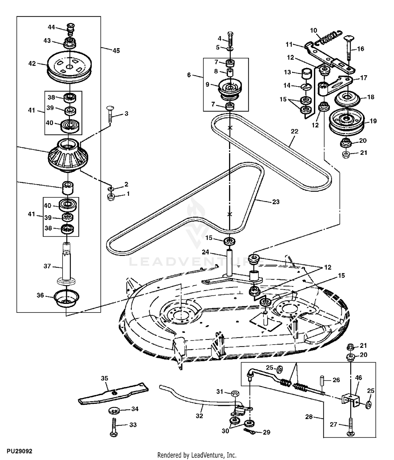 38 john deere 48c mower deck belt diagram Wiring Diagrams Manual