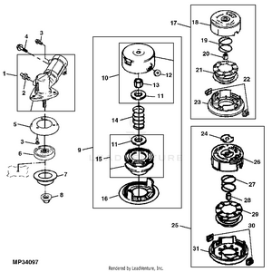 john deere trimmer attachments