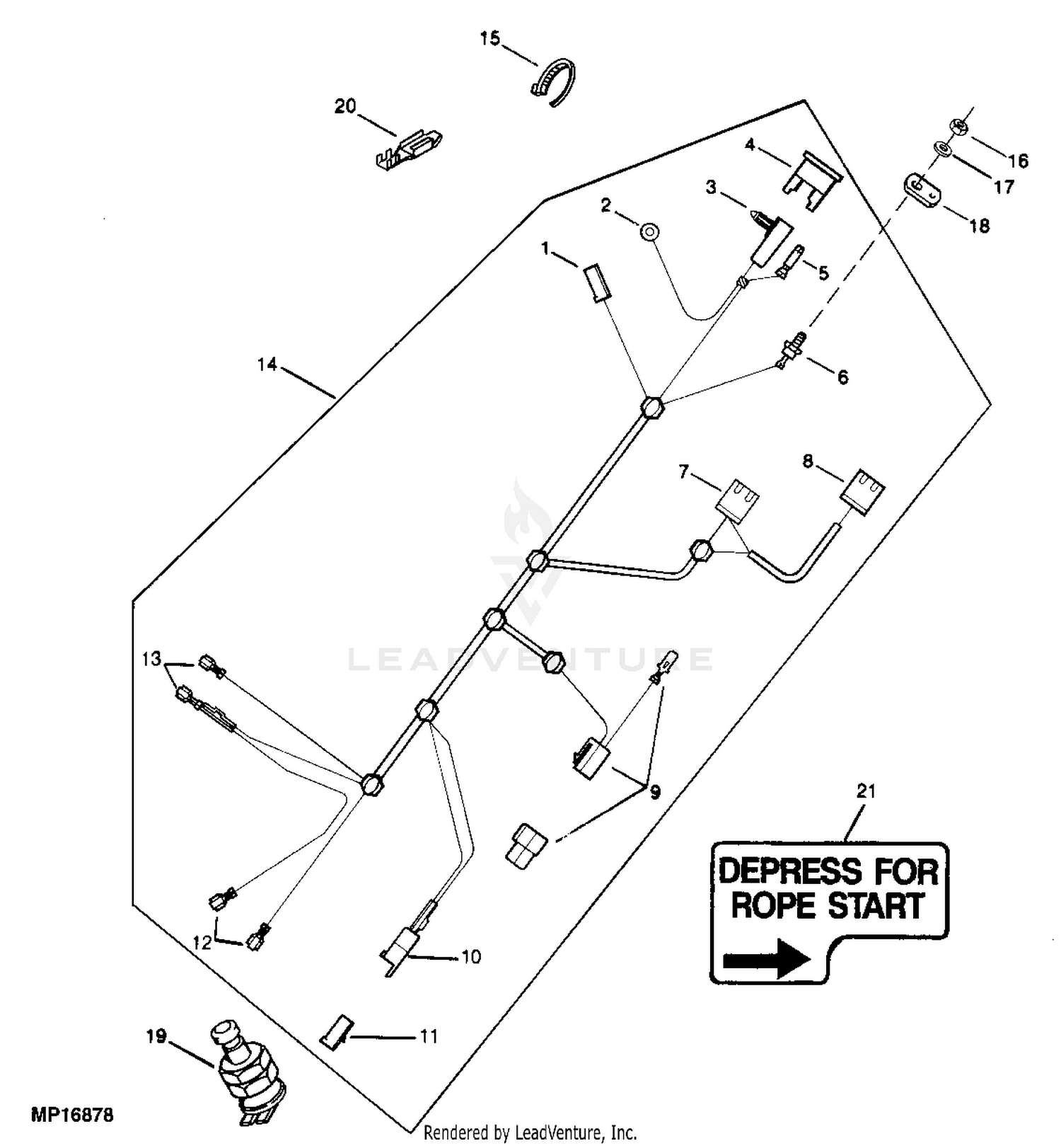 20 Engine 14 Hp Kawasaki Am128340 Wiring Diagram John Deere