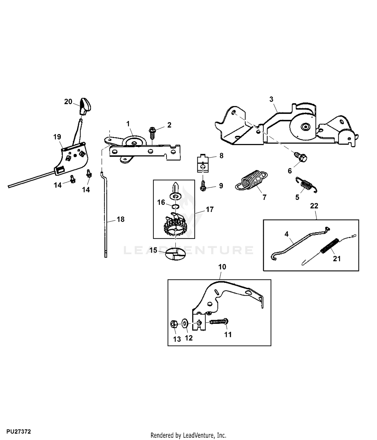 John deere l118 discount deck belt diagram