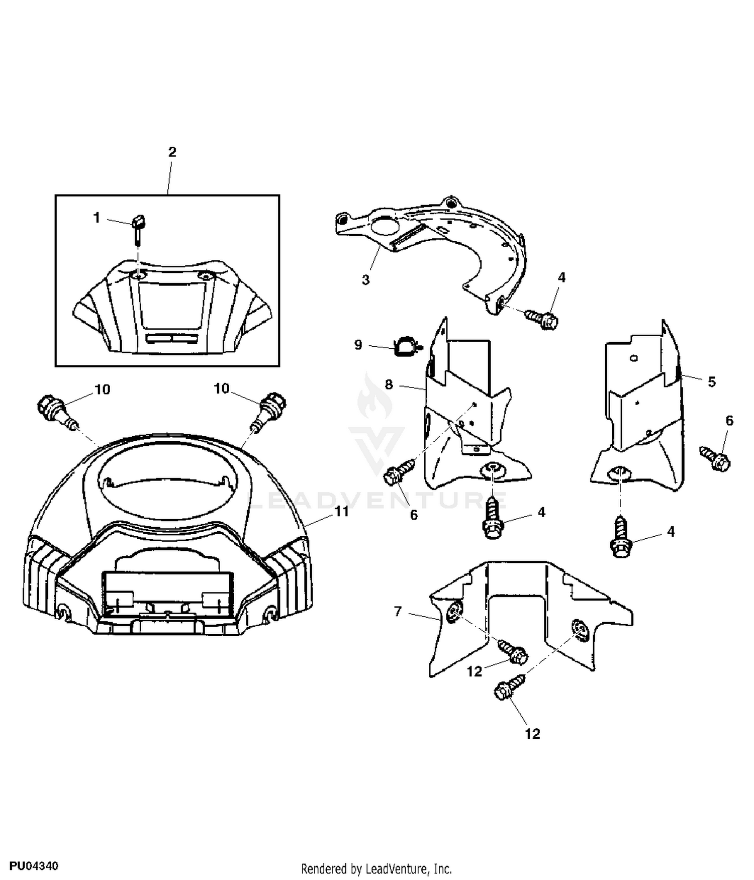 John deere l120 engine best sale parts diagram