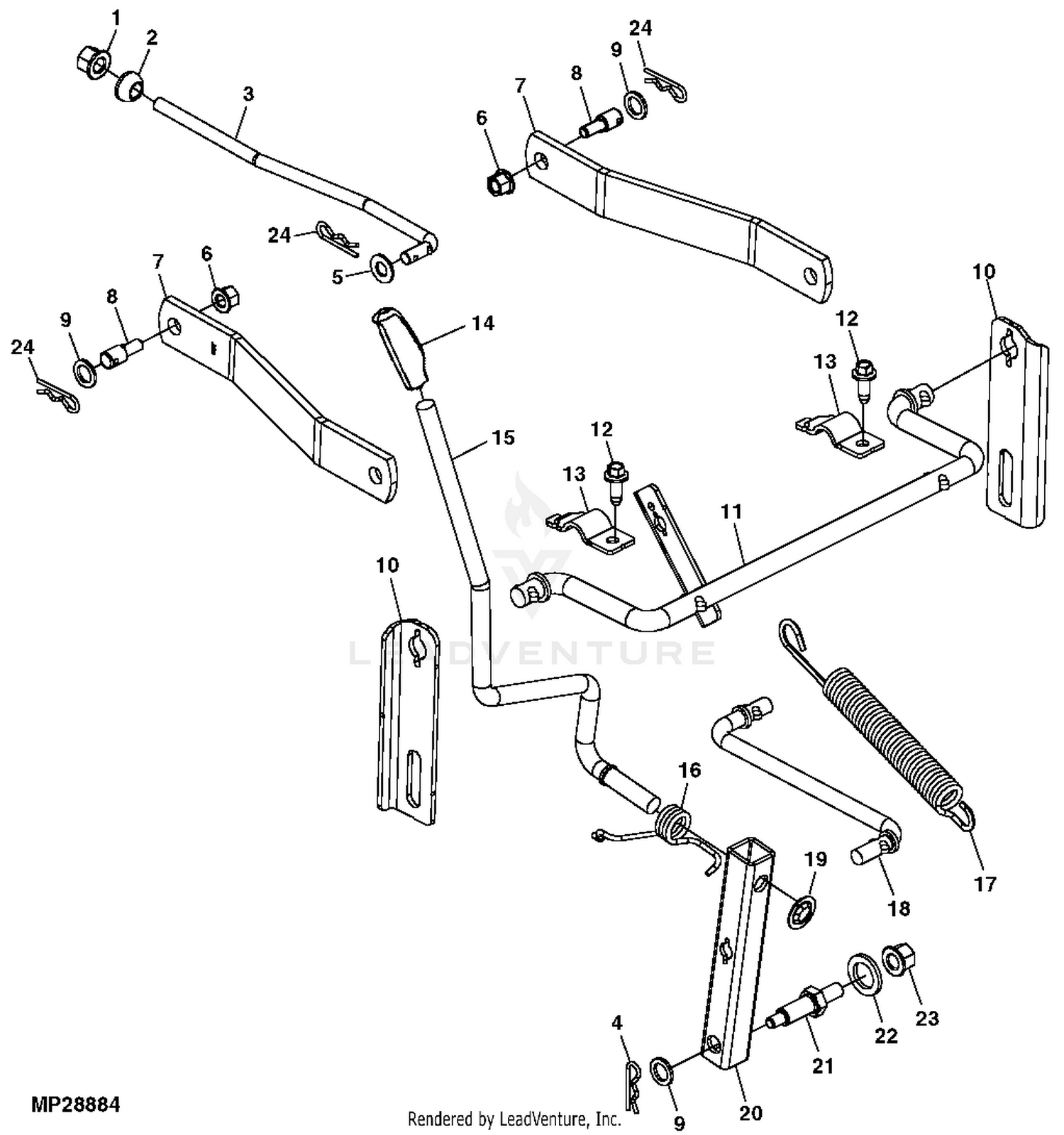 Scotts mower deck parts sale