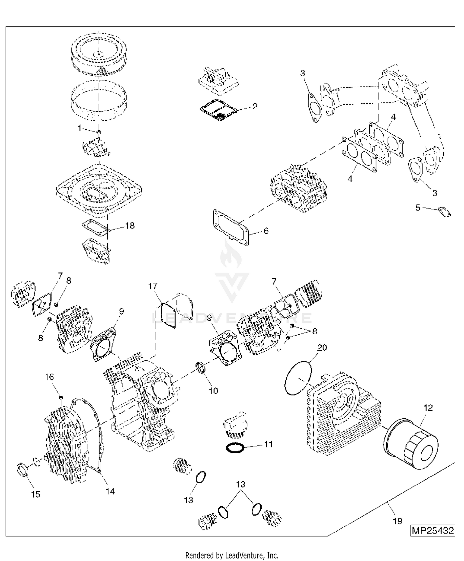 John deere 757 cylinder head new arrivals