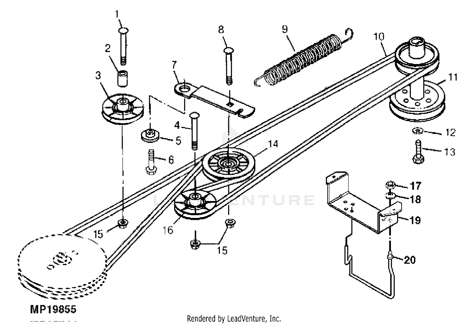 Poulan pro transmission belt hot sale