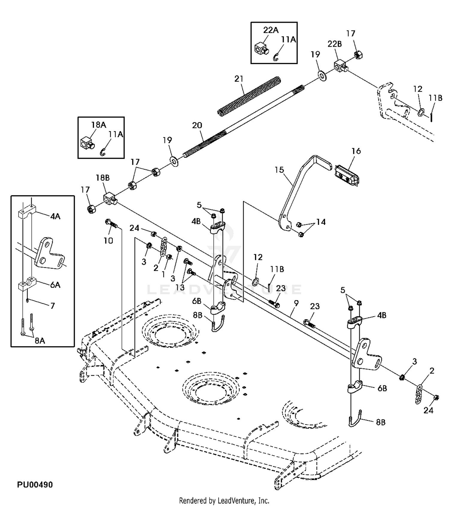 Adjusting john deere mower deck wheels sales