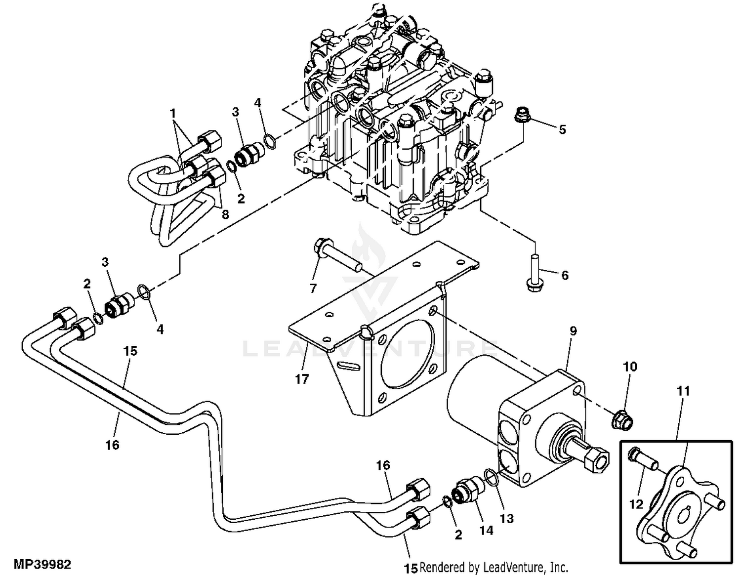 John Deere Z425 EZtrak Mower (W/ 54inch Deck) -PC9594 Hydrostatic